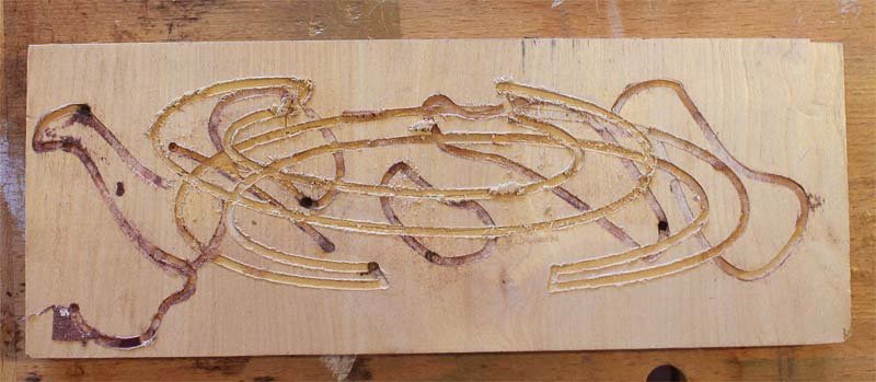 Backing material needs sanding